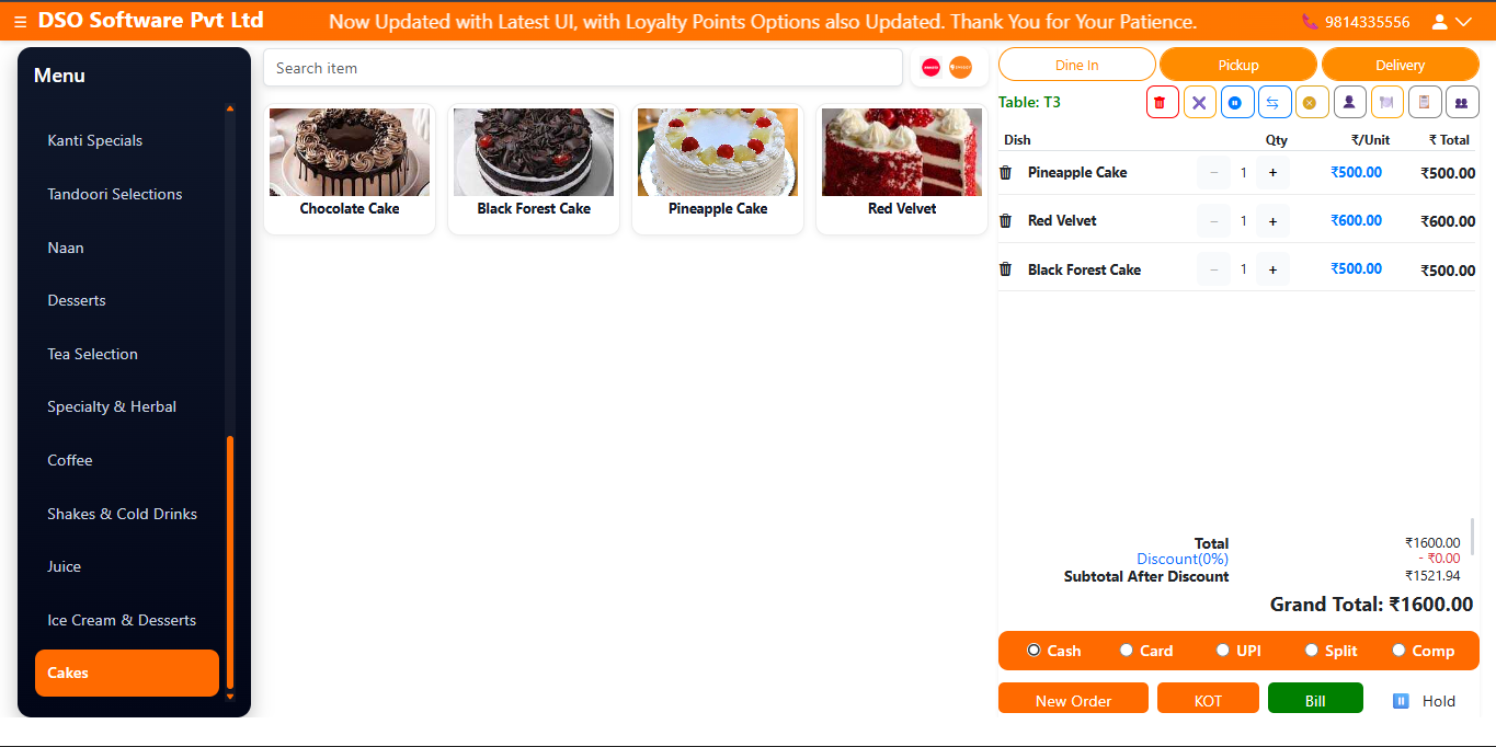 Bakery Dashboard