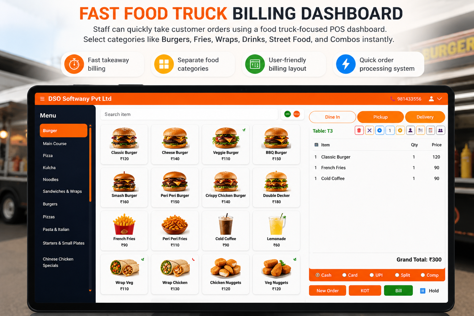 Fast Food Dashboard