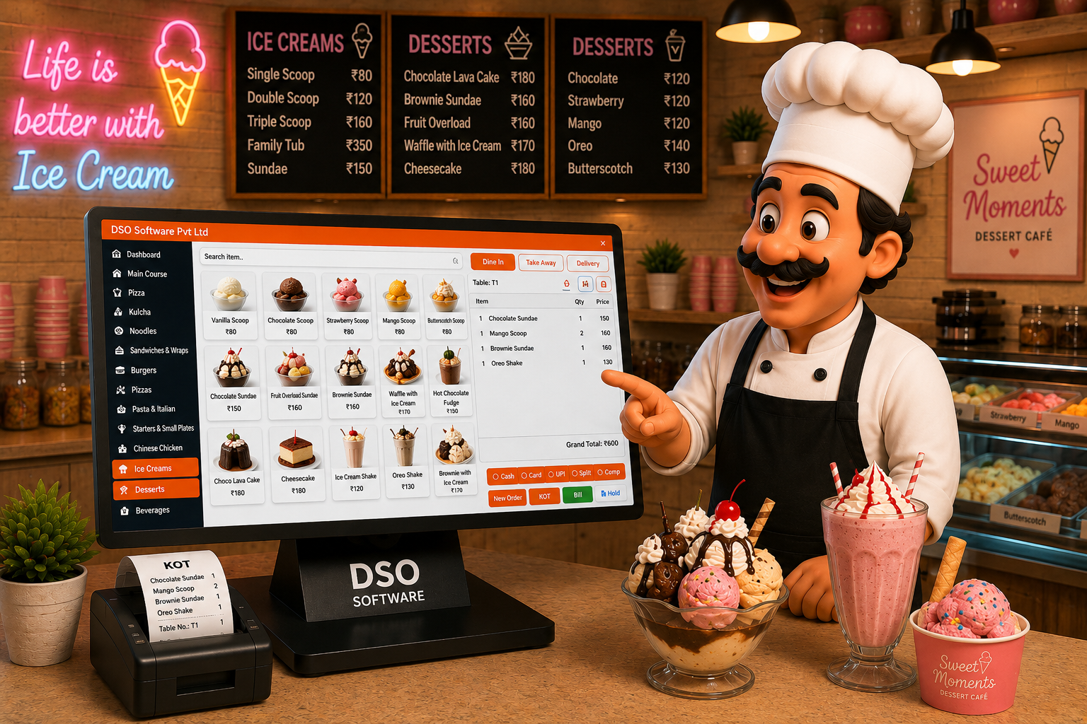 Ice Cream POS Dashboard